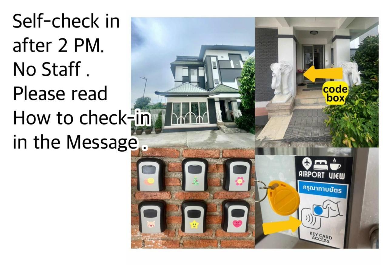 Airport View Apartment Cozy Room Near Airport Samut Prakan Extérieur photo